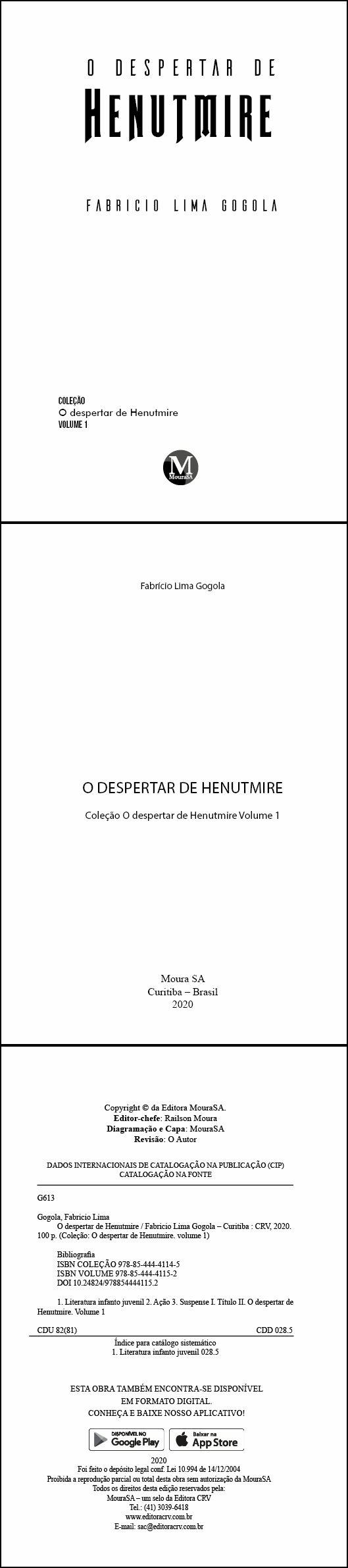 O DESPERTAR DE HENUTMIRE <br>volume I